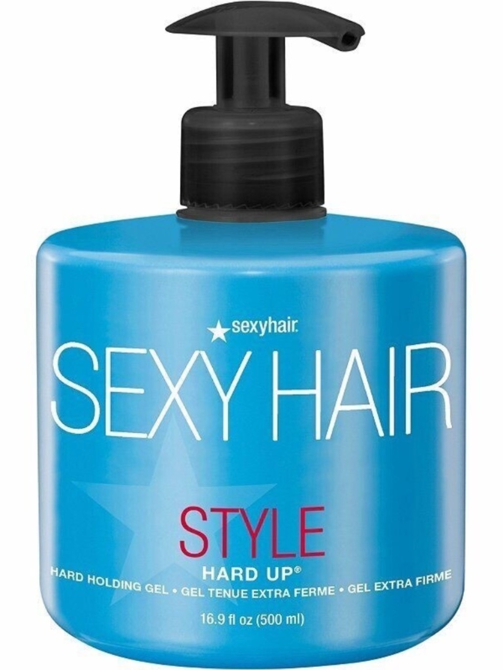 New Sexy Hair Style Hard Up Gel Pump Container 16.9 oz Hold 10
